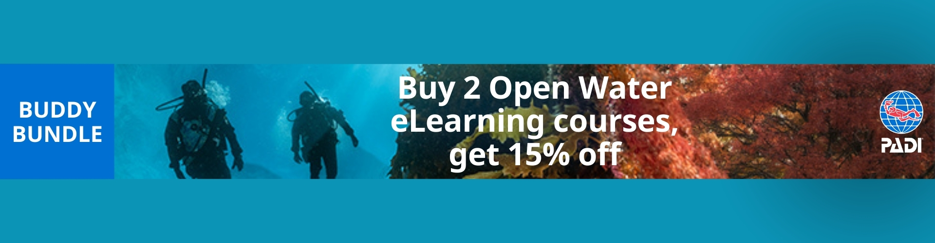 1.1.25 PADI Buddy Bundle OW 15% off eLearning