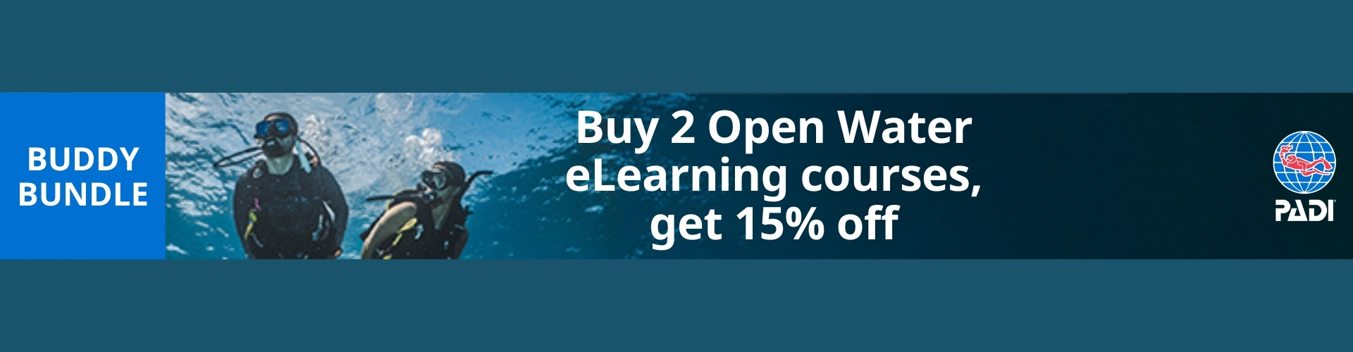 1.1.25 PADI Buddy Bundle OW 15% off eLearning - 2